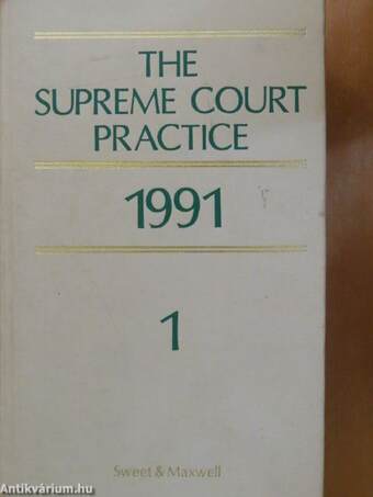 The Supreme Court Practice 1991 1/1.
