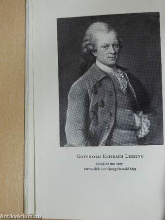 Gotthold Ephraim Lessing Gesammelte Werke I.