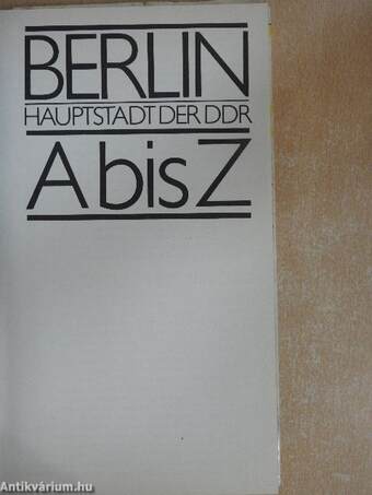 Berlin A bis Z