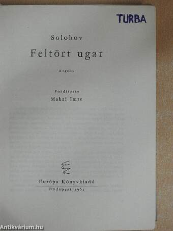 Feltört ugar