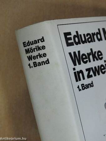 Eduard Mörike werke in zwei Bänden 1-2.