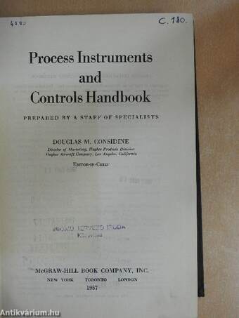 Process Instruments and Controls Handbook