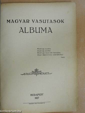 Magyar vasutasok albuma