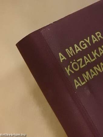 A Magyar Közalkalmazottak Almanachja 1937.