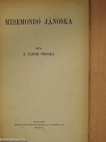 Mesemondó Jánoska