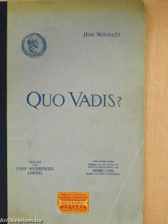 Quo Vadis?