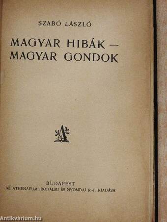 Magyar hibák - magyar gondok