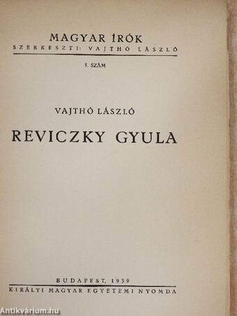 Reviczky Gyula