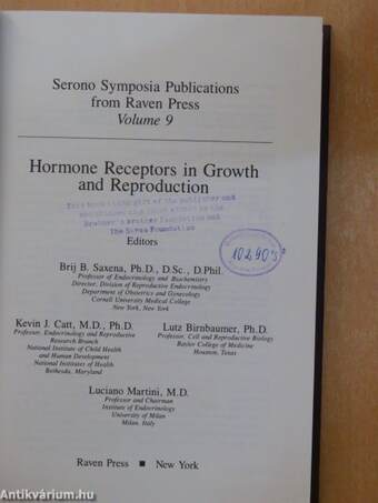 Hormone Receptors in Growth and Reproduction