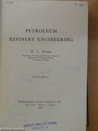 Petroleum Refinery Engineering