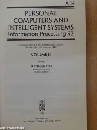 Personal computers and intelligent systems Information processing 92 III.