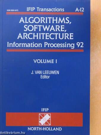 Algorithms, software, architecture Information processing 92 I.