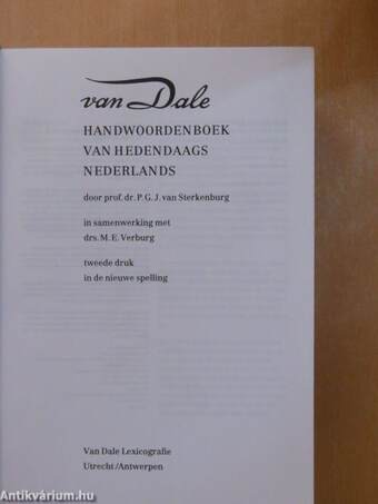 van Dale Handwoordenboek van Hedendaags Nederlands