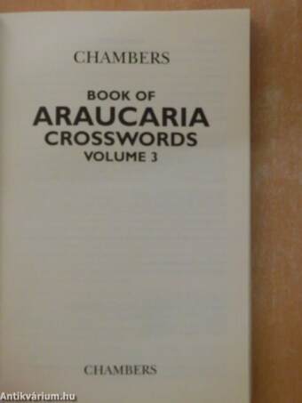 Chambers Book of Araucaria Crosswords 3.