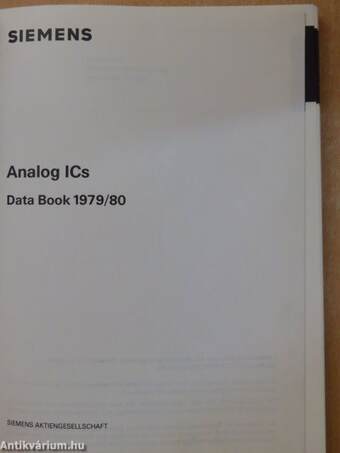 Siemens Analog ICs Data Book 1979/80