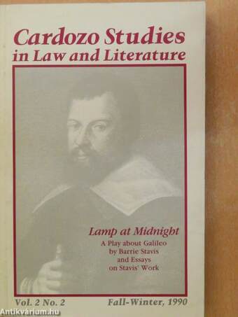 Cardozo Studies in Law and Literature Fall-Winter, 1990