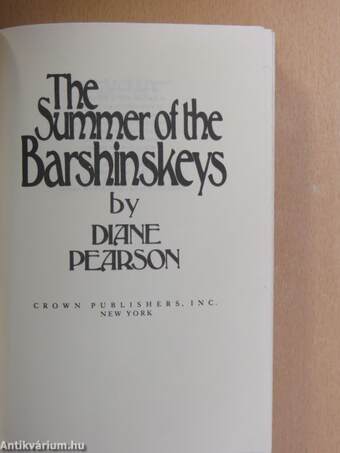 The Summer of the Barshinskeys