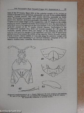 Acta Entomologica Musei Nationalis Pragae 1957/Supplementum 4.