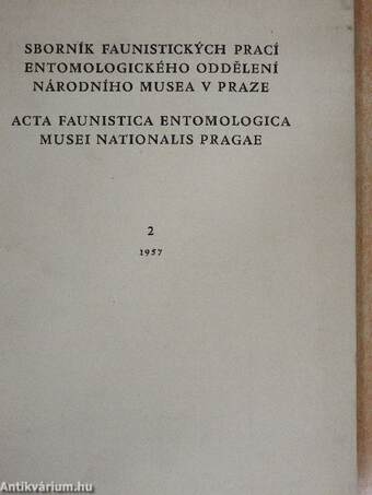 Acta Faunistica Entomologica Musei Nationalis Pragae 1957/2.