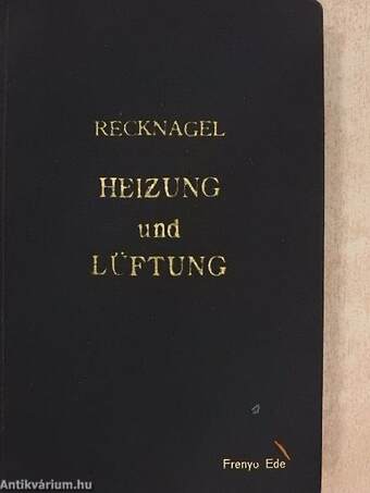 Taschenbuch für Heizung und Lüftung