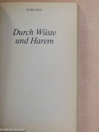 Durch Wüste und Harem