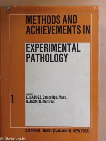 Methods and Achievements in Experimental Pathology I.