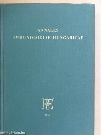 Annales Immunologiae Hungaricae II.