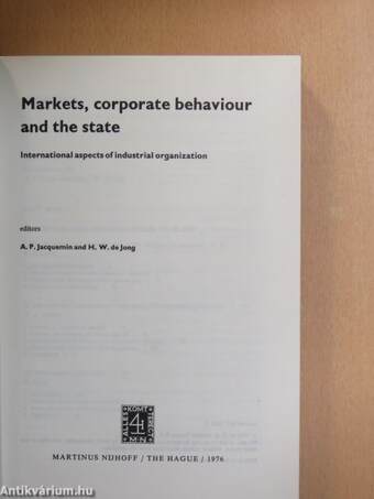 Markets, corporate behaviour and the state