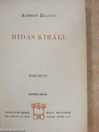 Midás király I-II.