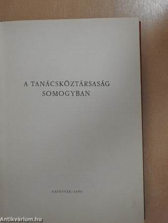 A tanácsköztársaság Somogyban 1919