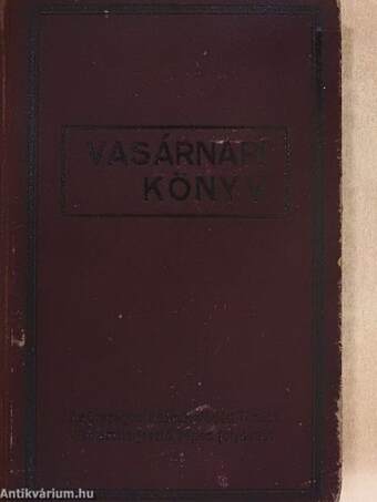 Vasárnapi Könyv 1938. II. (fél évfolyam)