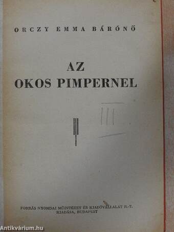 Az okos Pimpernel