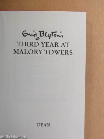 Enid Blyton's Third Year at Malory Towers