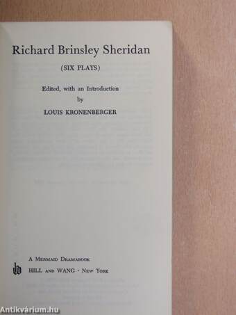 Richard Brinsley Sheridan