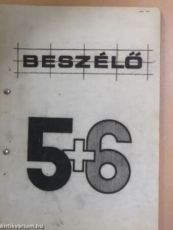 Beszélő 5+6 I-II.