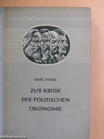 Zur Kritik der Politischen Ökonomie I.