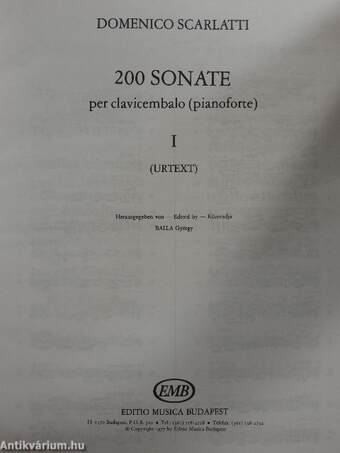 200 sonate I.