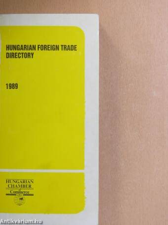 Hungarian Foreign Trade Directory 1989