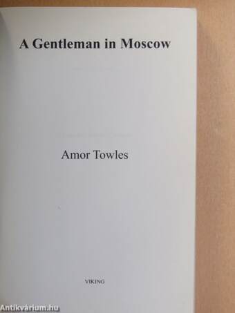 A Gentleman in Moscow