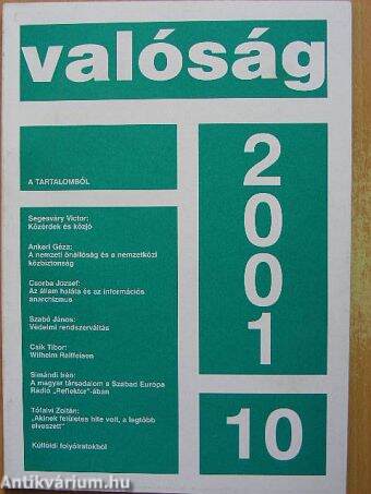 Valóság 2001. október