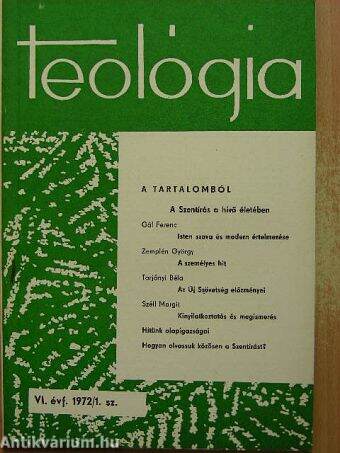 Teológia 1972/1.