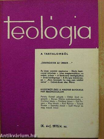 Teológia 1975/4.