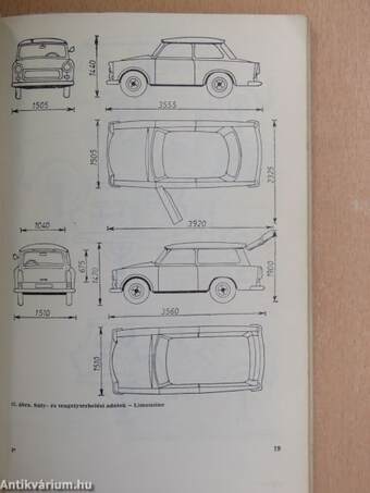 Trabant 601 kezelési útmutatója