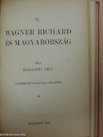 Wagner Richard/Wagner Richard és Magyarország