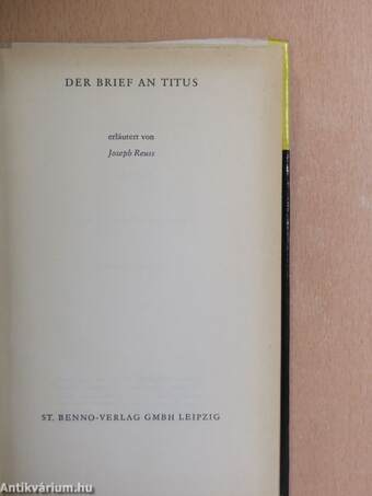 Der Brief An Titus