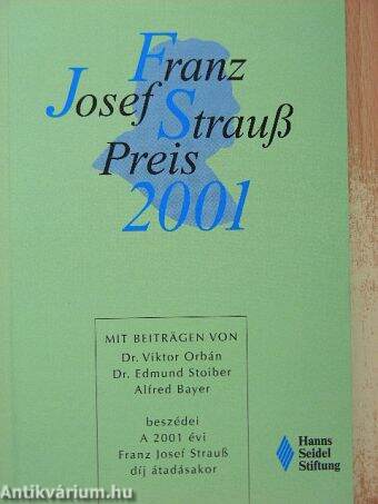Franz Josef Strauß-Preis 2001