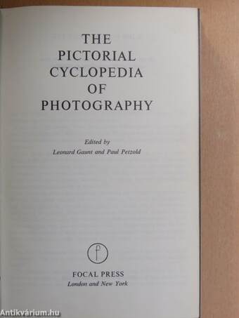 The Pictorial Cyclopedia of Photography