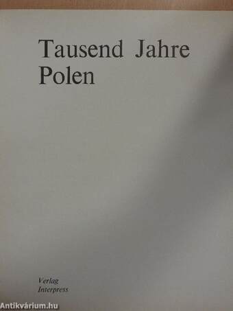 Tausend Jahre Polen