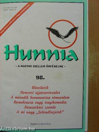 Hunnia füzetek 1998. január-december