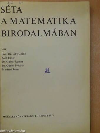 Séta a matematika birodalmában